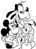 kolorowanki Goofy do wydruku malowanka Disney numer 98